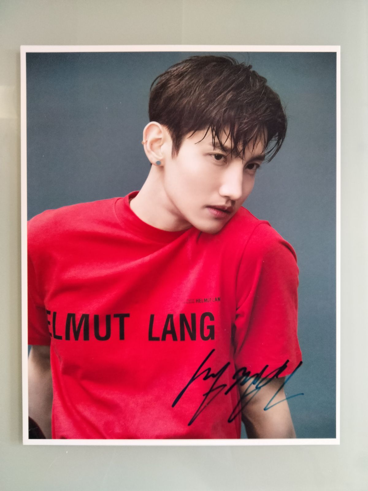 チャンミン直筆サイン入り2Lサイズ写真‥Changmin…東方神起…