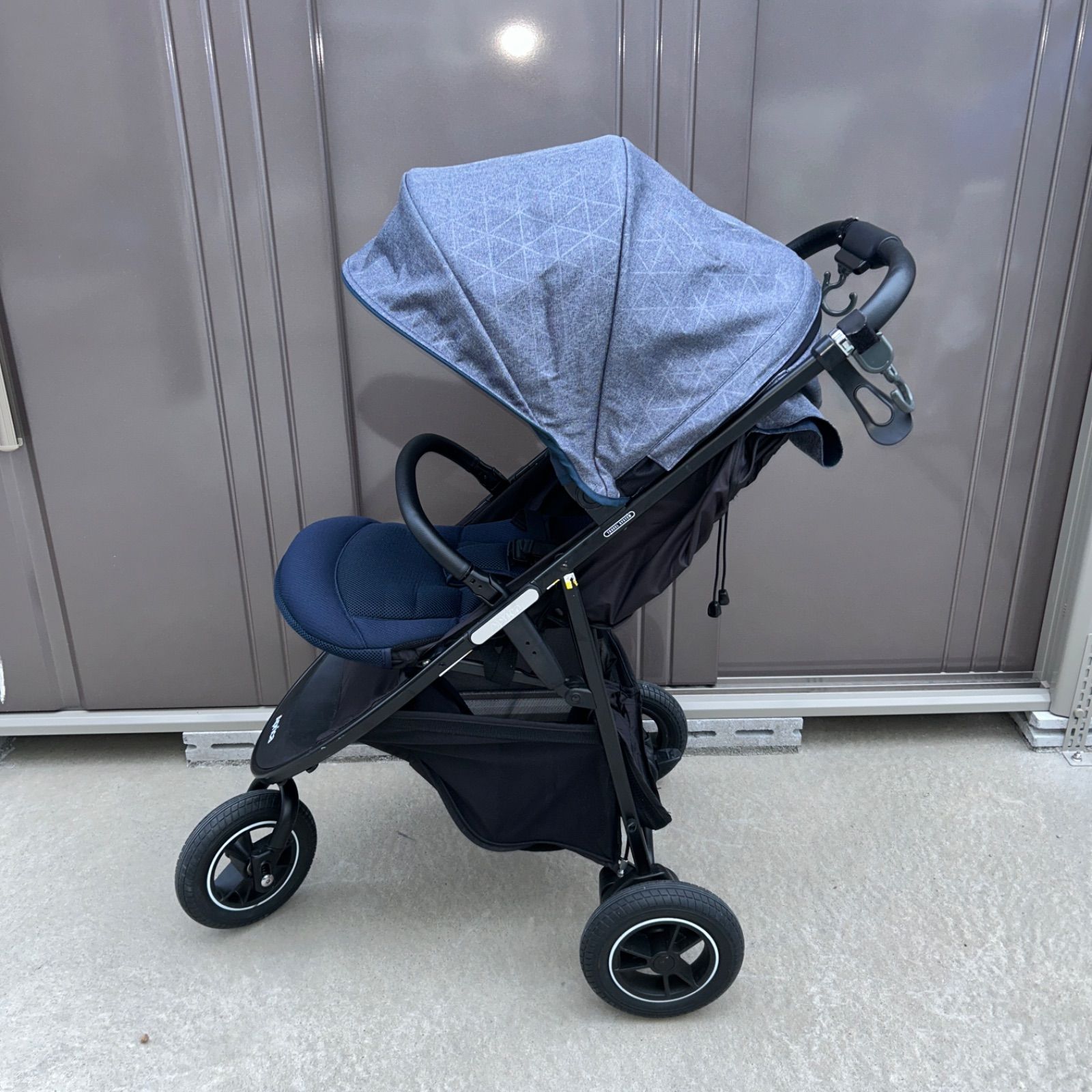 極美品】Aprica アップリカ スムーヴ プレミアム ベビーカー ブレーキ 