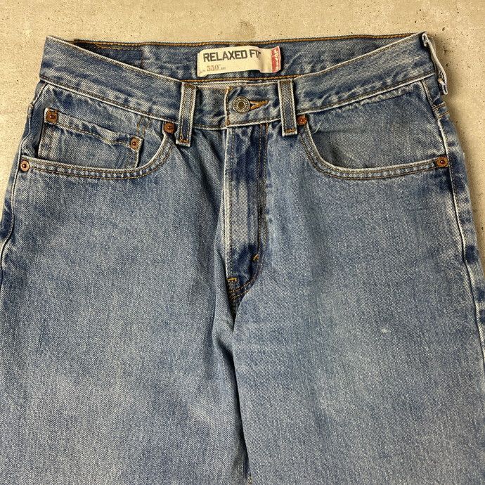 00年代 Levi's リーバイス 550 デニムパンツ テーパード ワイド バギー メンズW31