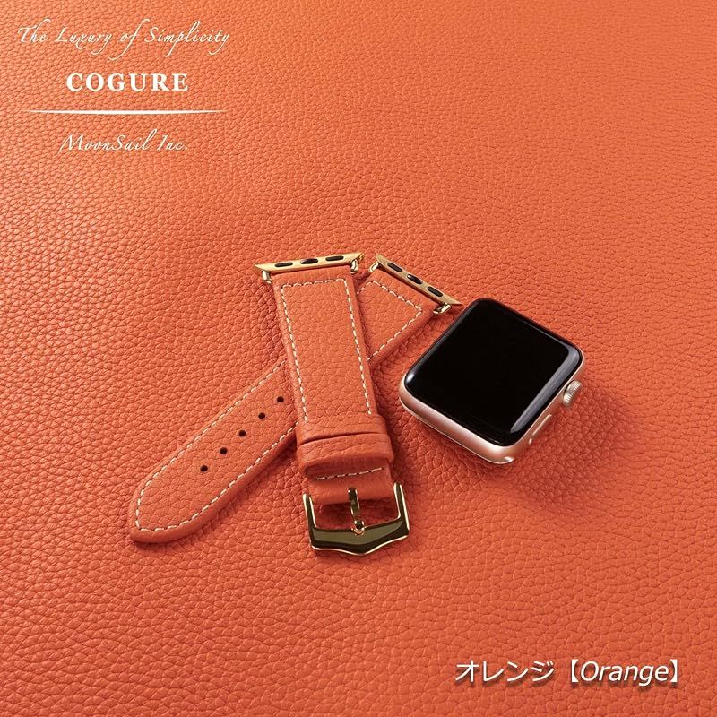 COGURE コグレ Apple Watch バンド 本革 コンパチブル アップルウォッチバンド 交換ベルト レディース 男女兼用 Series 10 9 8 7 SE 6 5 4 3 2 1 全機種対応 ギフトボックス COP01 42mm S 1