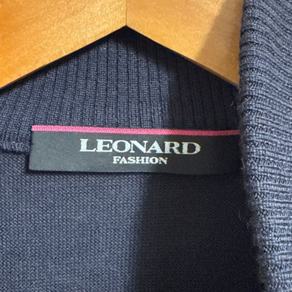 美品 LEONARD FASHION レオナールファッション ペイズリー柄
