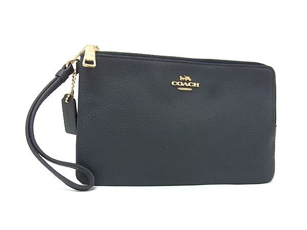 □極美品□ COACH コーチ F87587 レザー L字ファスナー 長財布