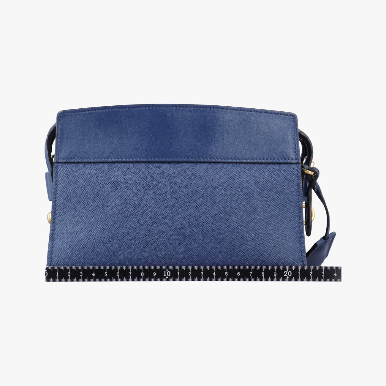 プラダPradaエスプラナードネイビーサフィアーノレザー1BH043117 F