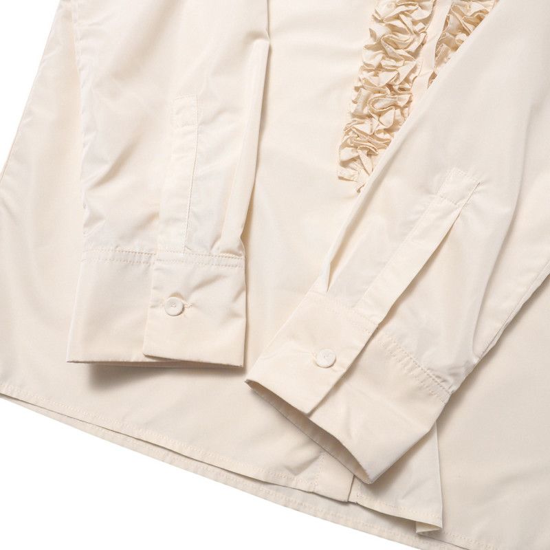 2023SS□JIL SANDER ジルサンダー 長袖シャツ サイズ34 フリル  