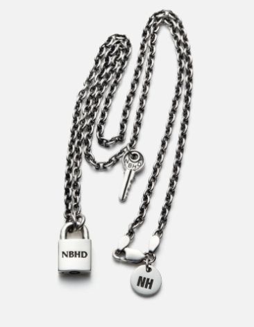 NBHD neighborhood ネックレス NEIGHBORHOOD ネイバーフッド 24SS SILVER NBHD LOGO NECKLACE