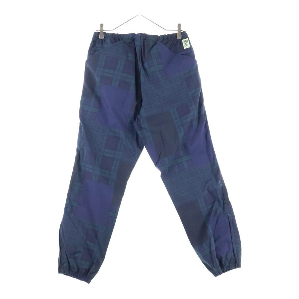 SSZ エスエスズィー 18 SS × BEAMS SHAKA PANTS ビームス ブラックウォッチ チェック 転写プリント シャカパンツ グリーン ブラック 11-24-2108-803-91-14