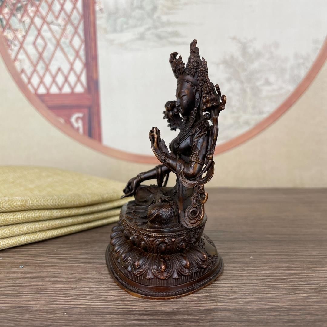 地蔵 菩薩 観音 銅製 仏像 彫刻 置物 開運 風水 - メルカリ