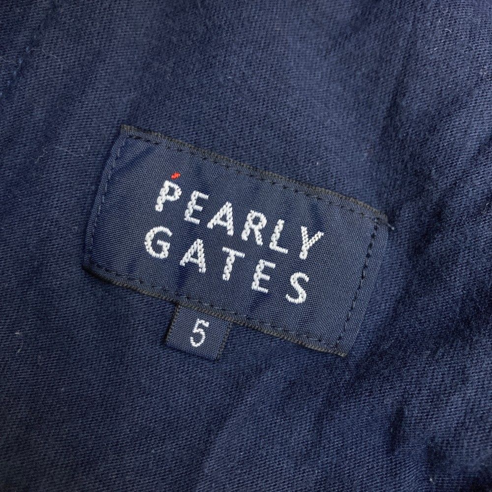 サイズ：5 PEARLY GATES パーリーゲイツ 053-0231037 パンツ  ネイビー系 [240101437557] ゴルフウェア メンズ ストスト サイズ：5 PEARLY GATES パーリーゲイツ 053-0231037 パンツ