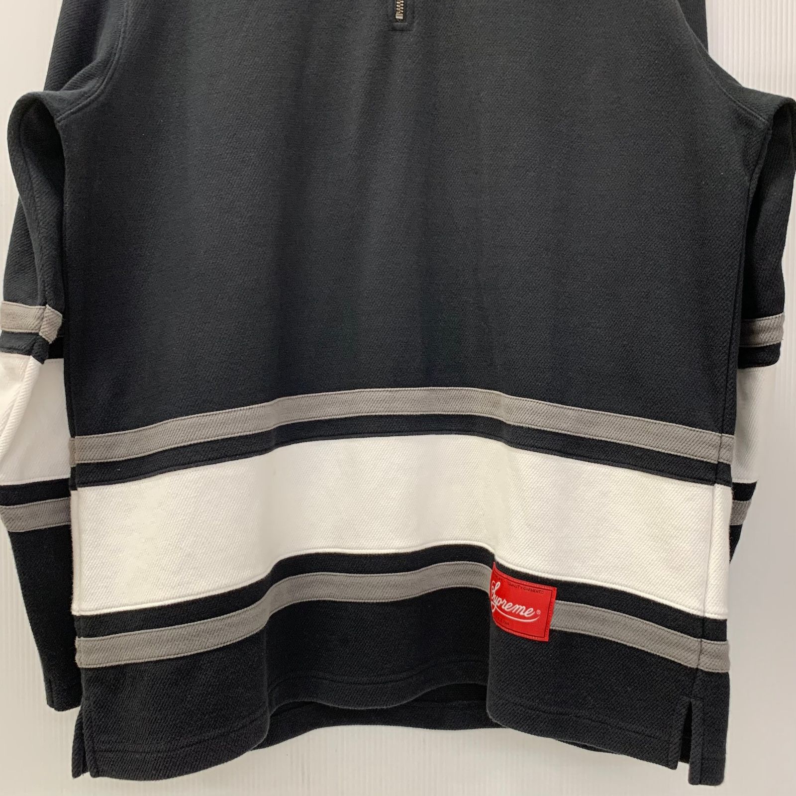 シュプリーム SUPREME 17AW HALF ZIP RUGBY SHIRT 長袖シャツ