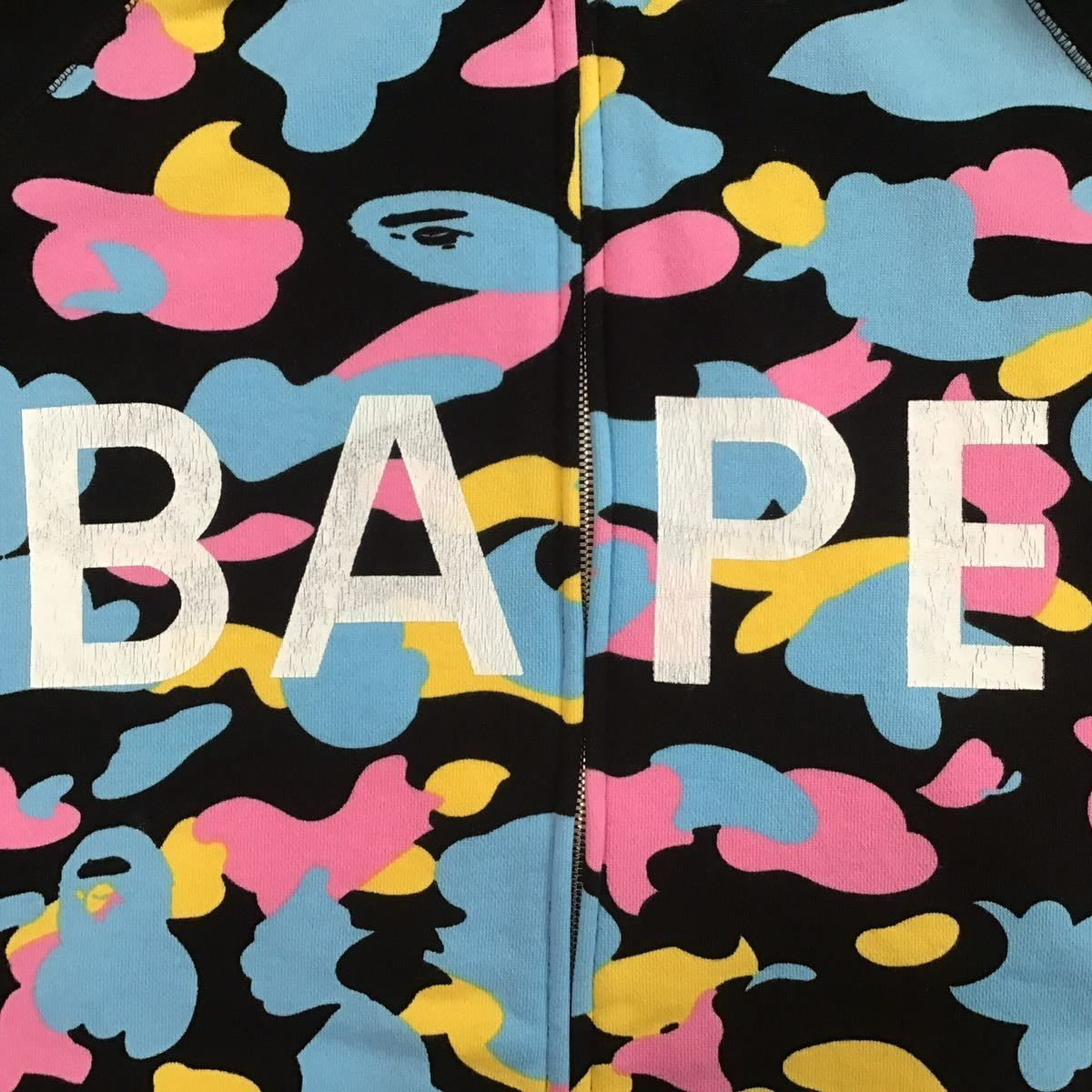 Bape エイプ マルチ　パーカー　Multi camo zip hoodie アベイシングエイプ A BATHING APE パーカー マルチカモ