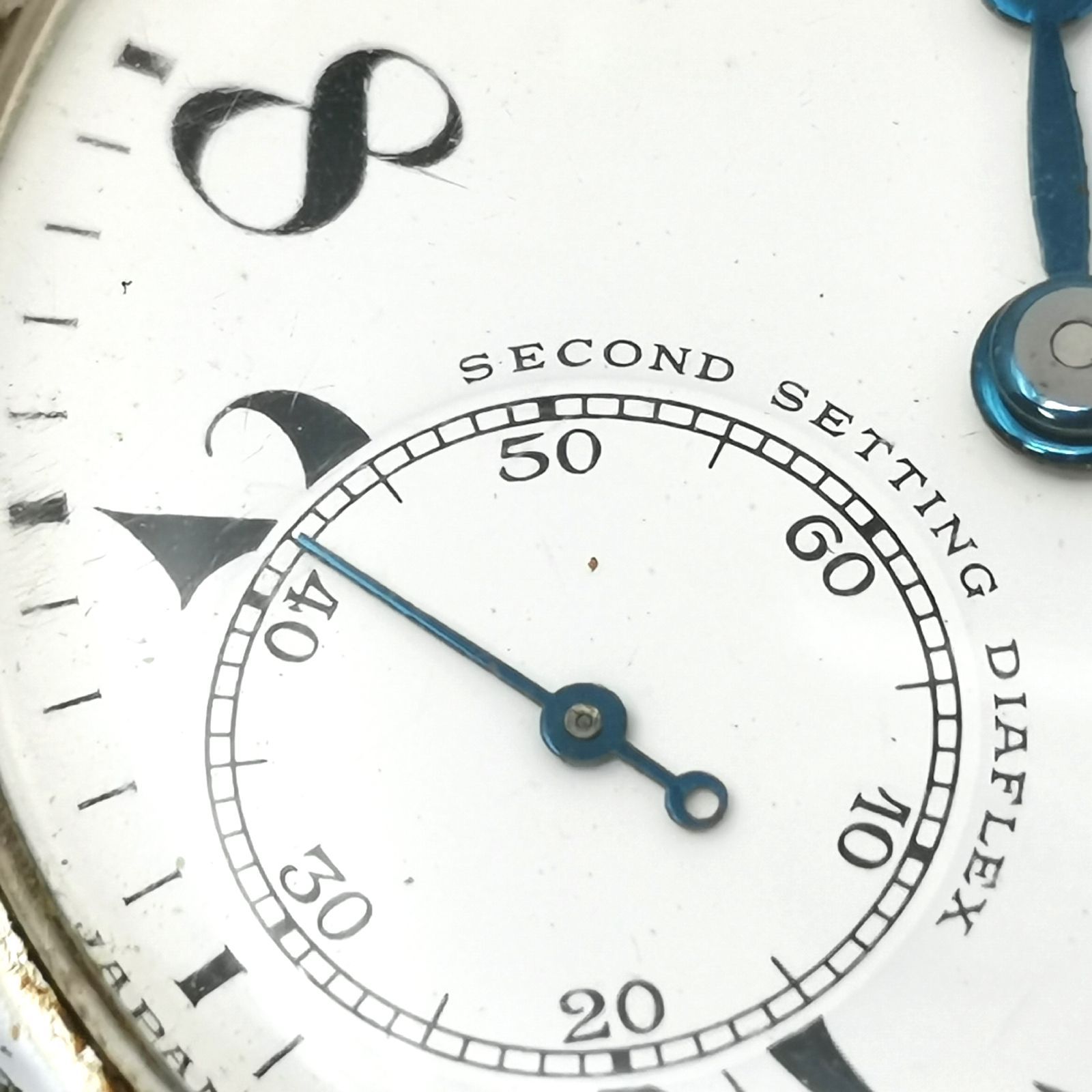  SEIKO セイコー 19型 鉄道時計 えいでん 手巻き式 アンティーク 懐中時計 稼働品 管理番号 懐中時計 腕時計(アナログ)