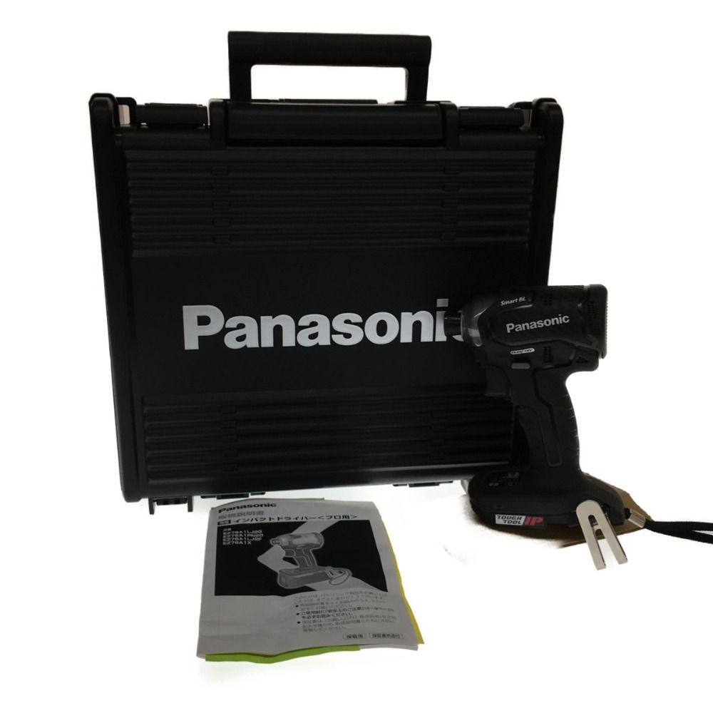 △△Panasonic パナソニック  電動工具 インパクトドライバ 本体のみ EZ76A1 ブラック