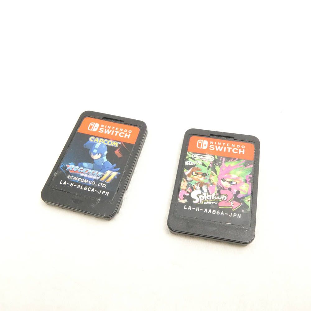 美品 NINTENDO 任天堂 ロックマン11 スプラトゥーン2 ソフト