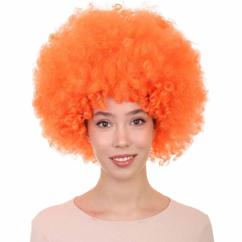 舞台かつら 即納】ウィッグ Wigs2you H-558 かつら ORANGE アフロ オレンジ