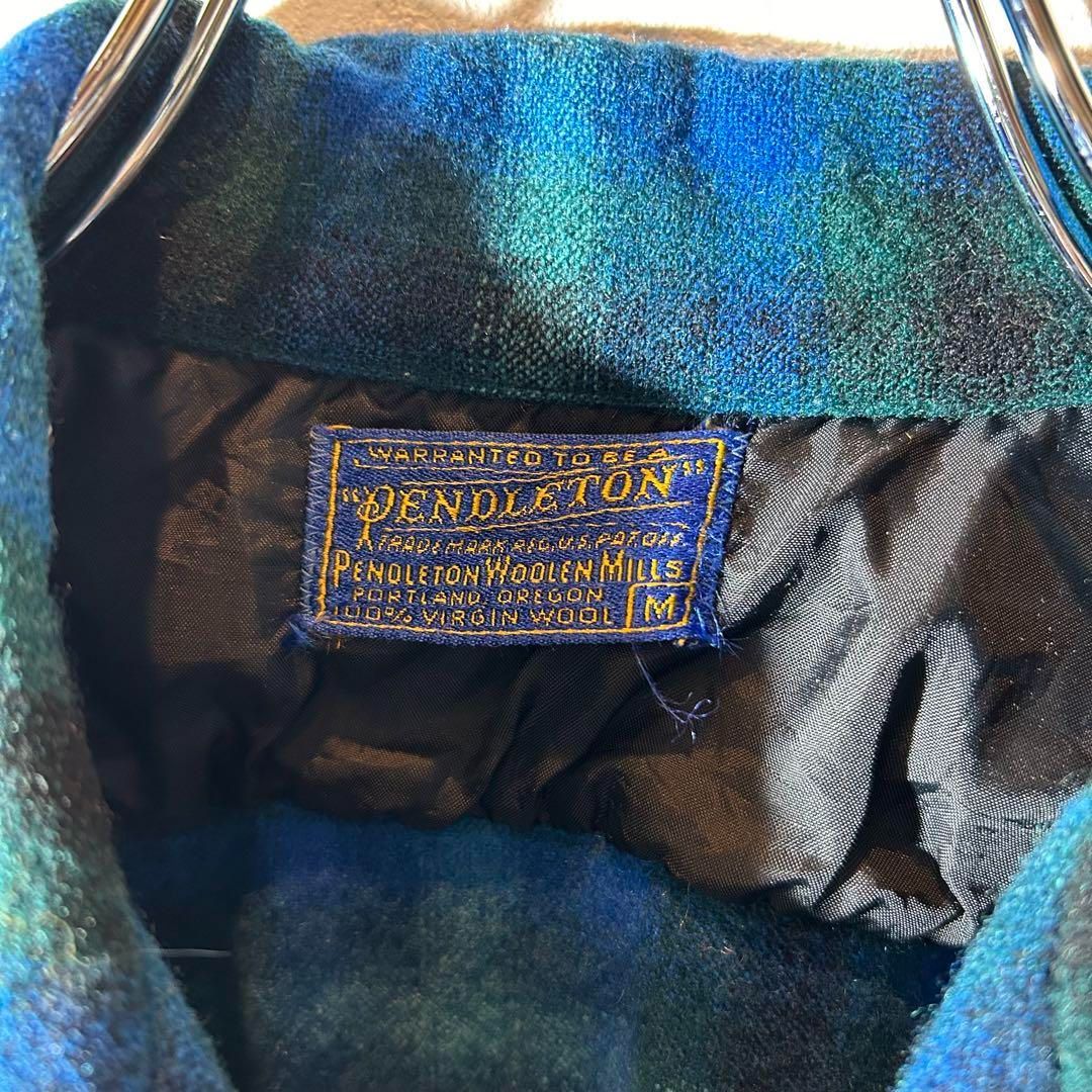 USA製 50s Pendleton 開襟ボードシャツ オンブレチェック M - メルカリ