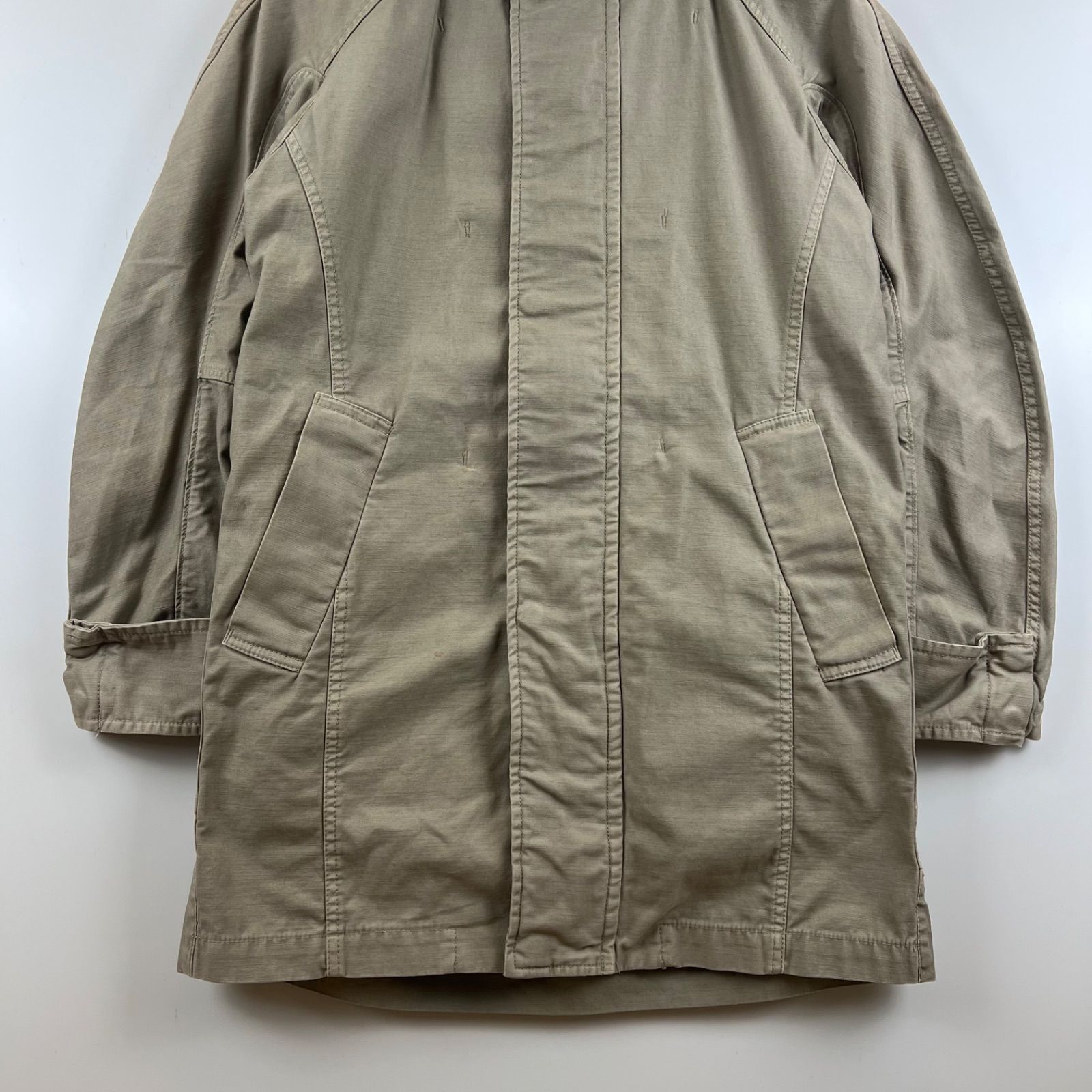 カバンドズッカ アーカイブ モッズコート フード ドローコード