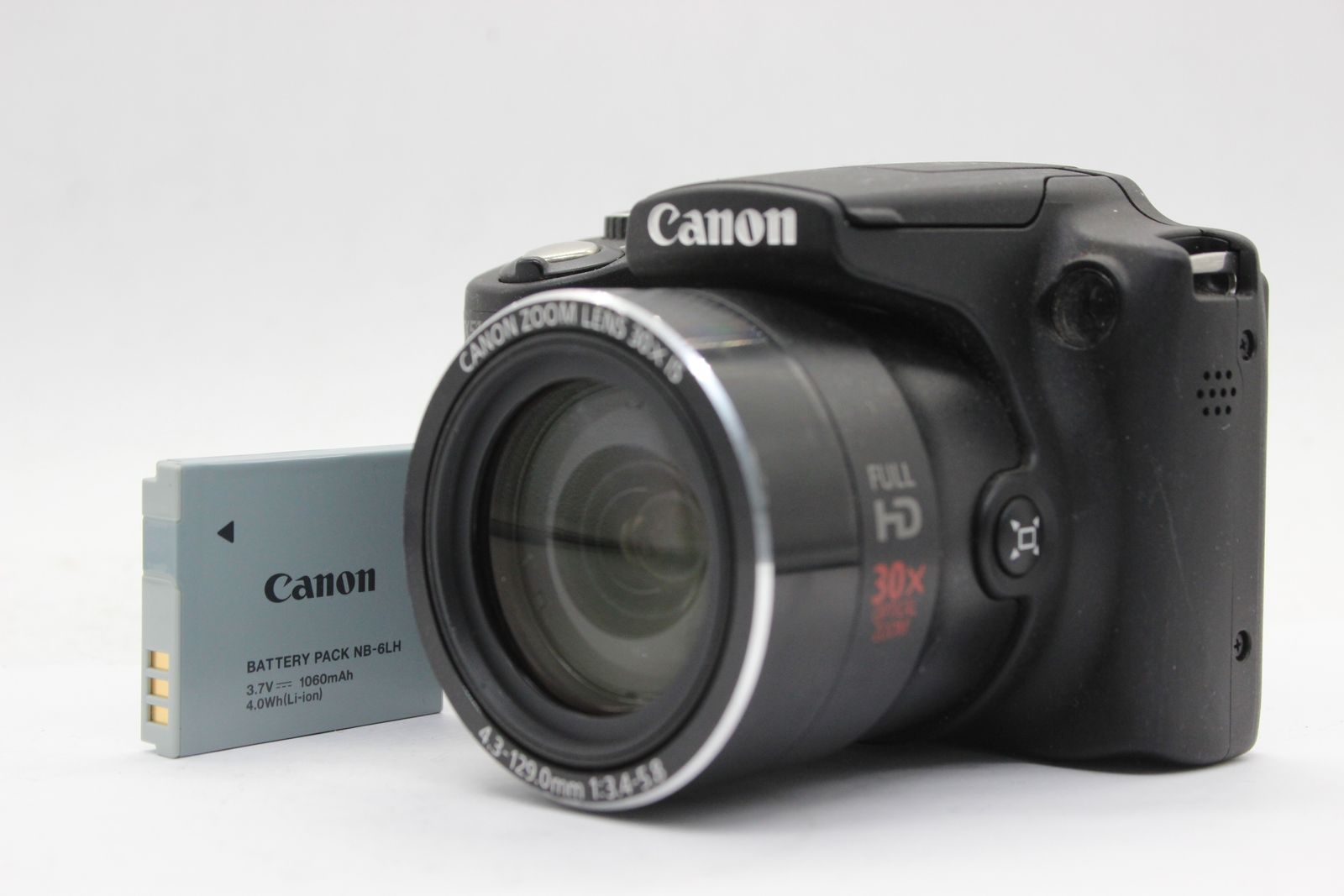 返品保証】 キャノン Canon PowerShot SX510 HS 30x IS バッテリー付き 