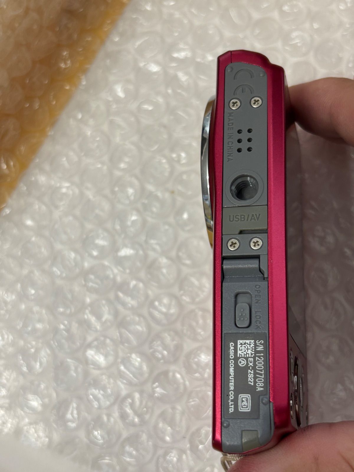 320 CASIO EXILIM EX-ZS27 レッド CASIO カシオ EXILIM EX-ZS27 レッド