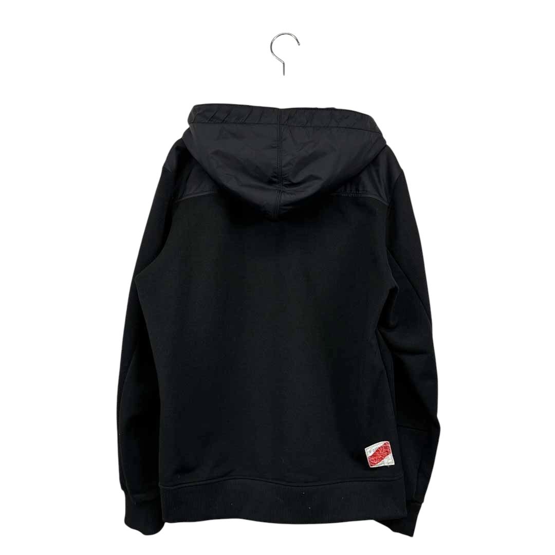 G-Star RAW.◇パーカー ジースター 無地 ブラック系 ワッペン付