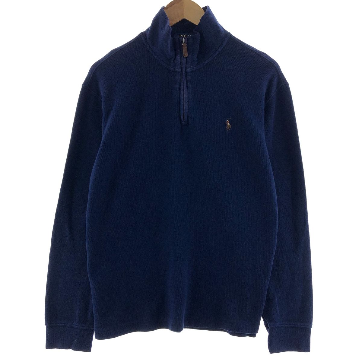 古着 ラルフローレン Ralph Lauren POLO RALPH LAUREN コットンニットハーフジップセーター メンズM/eaa380869