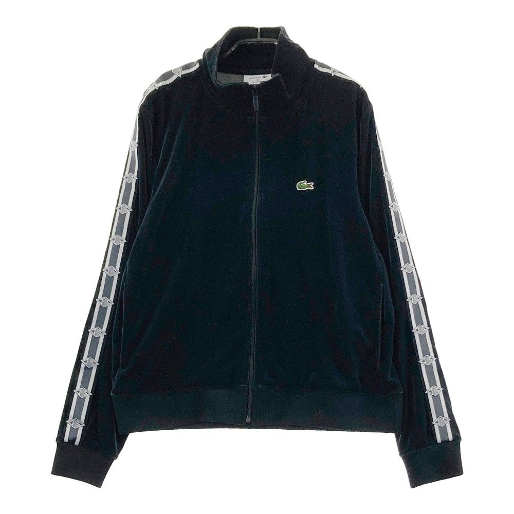 LACOSTE ラコステ SH8065 ベルベット トラックジャケット ブラック系 4 240101442486 メンズ