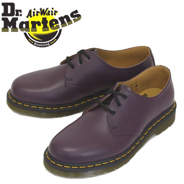 Dr.Martens (ドクターマーチン) 26331500 1461 3EYE レザーシューズ PURPLE SMOOTH Dr.Martens UK5-約24.0cm