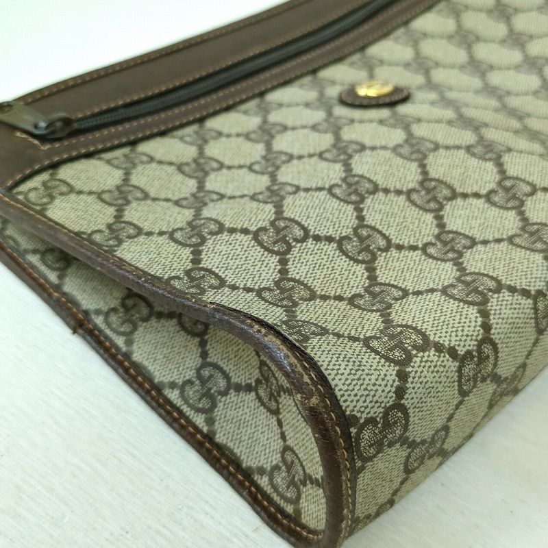 GUCCI グッチ GG セカンドバッグ クラッチバッグ PVC イタリア製