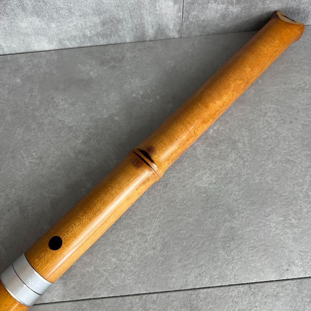 蝴蝶宝 尺八 琴古流 唄口バチ型 2尺2寸 木製 直