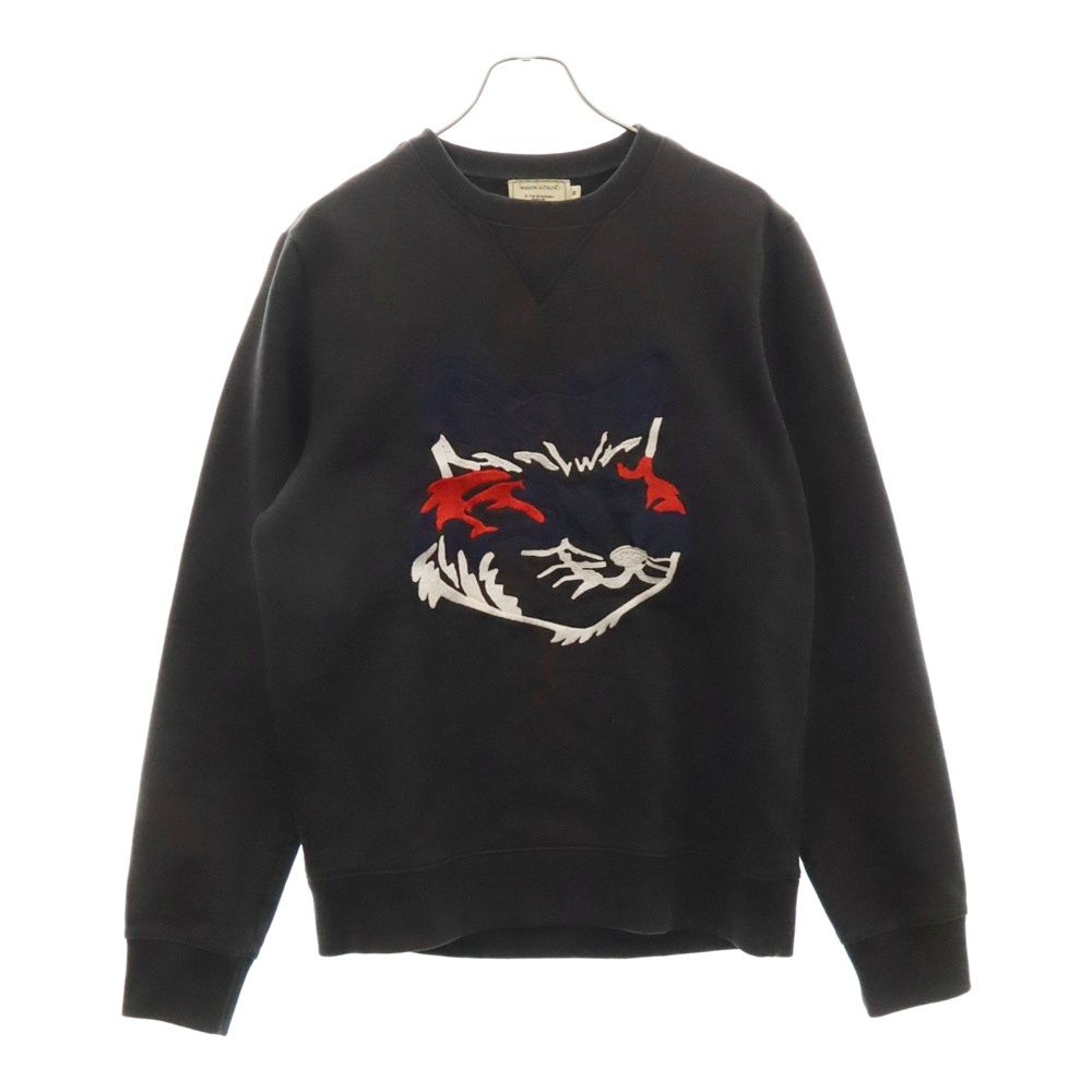 ［極美品］MAISON KITSUNÉ 刺繍トレーナー MAISON KITSUNÉ 刺繍トレーナー 【公式通販】