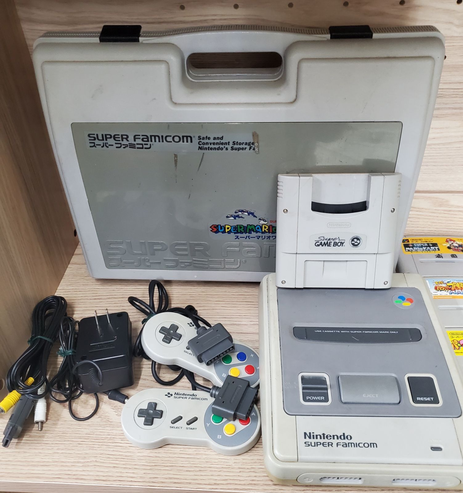 スーパーファミコン本体　カセット付き　ドンキーコング　他 スーパーファミコン本体 カセット付き ドンキーコング 他 楽天市場