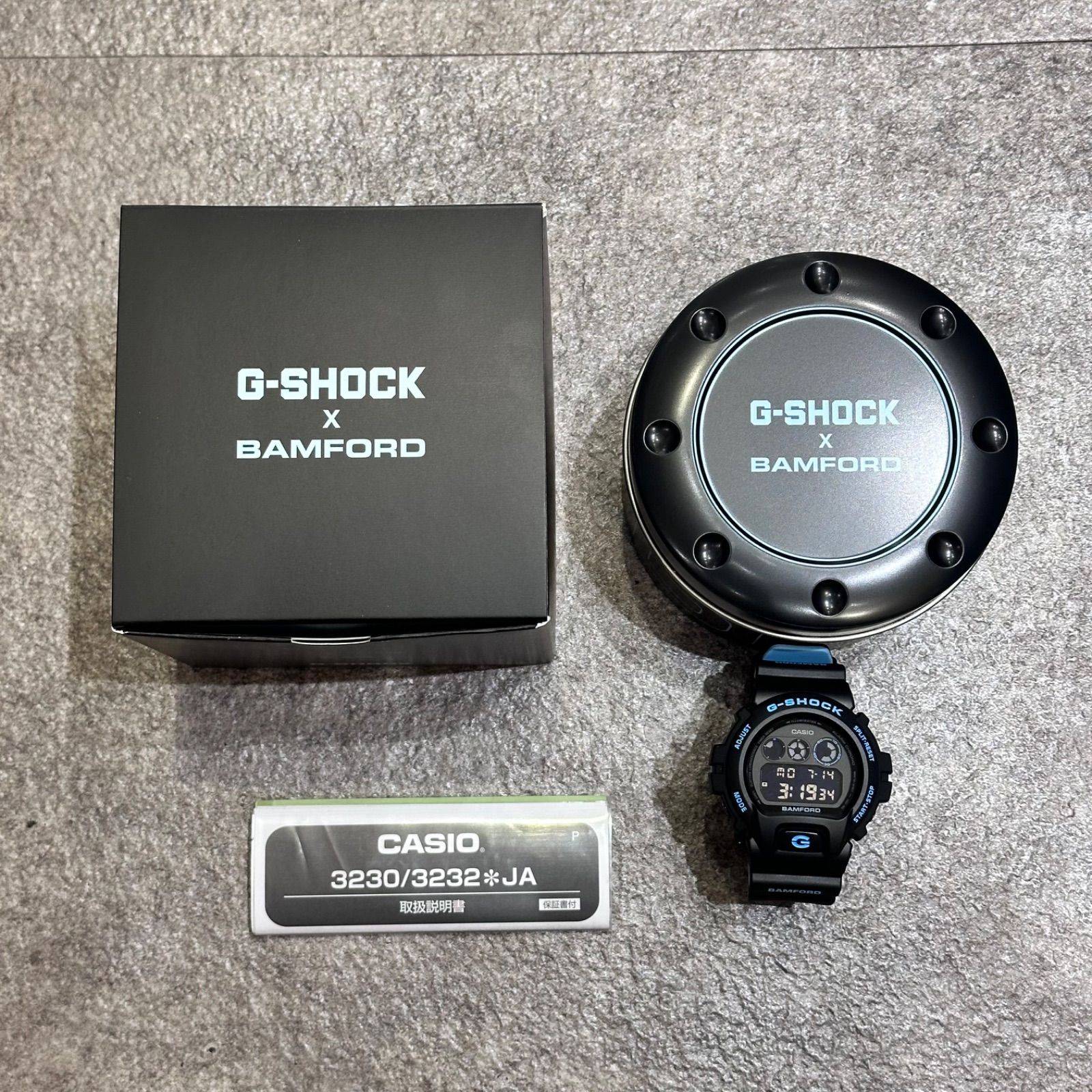 CASIO G-SHOCK × BAMFORD DW-6900BWD-1JR 腕時計 デジタルウォッチ 