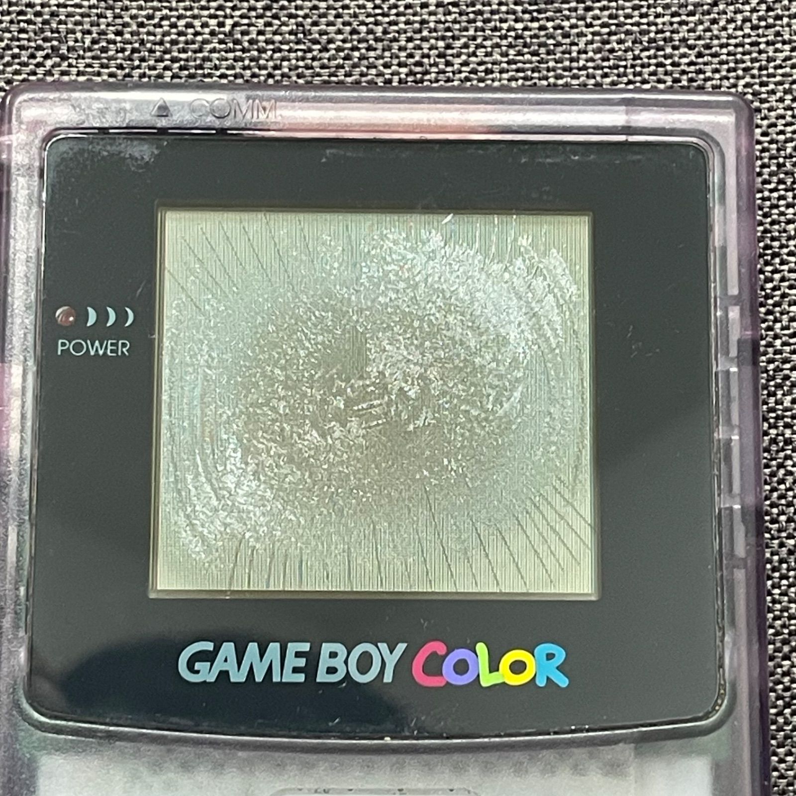 ジャンク　ゲームボーイカラー　人気のスケルトン！ NPA】ジャンク GBC ゲームボーイカラー CGB-001 クリア