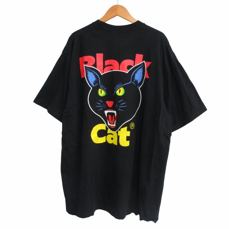 シュプリーム SUPREME 24SS BLACK CAT Tee バックプリント Tシャツ S|S 半袖 黒 ブラック XL