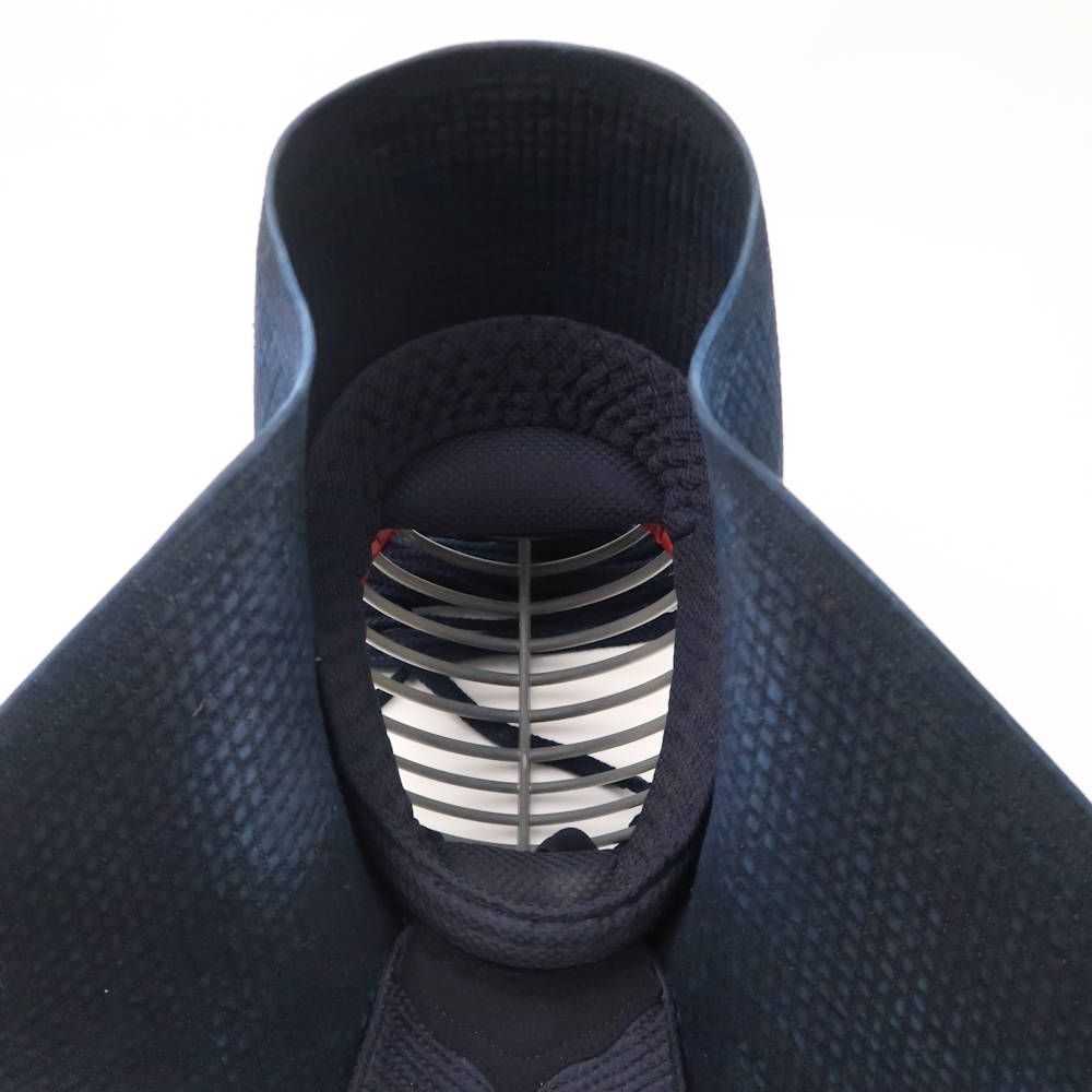 高級 MUGEN 赤 剣道防具 面 頭部周り60cm 閂から面垂端20cm 武道 ネーム刺繍あり メンズ HY976