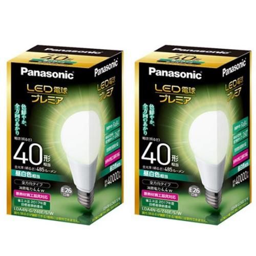Amazon | パナソニック LED電球 EVERLEDS 電球40W相当 密閉形