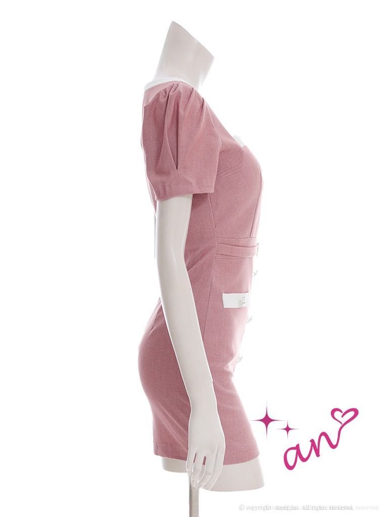 ピンク[AOC-3900] an ミニドレス - メルカリ