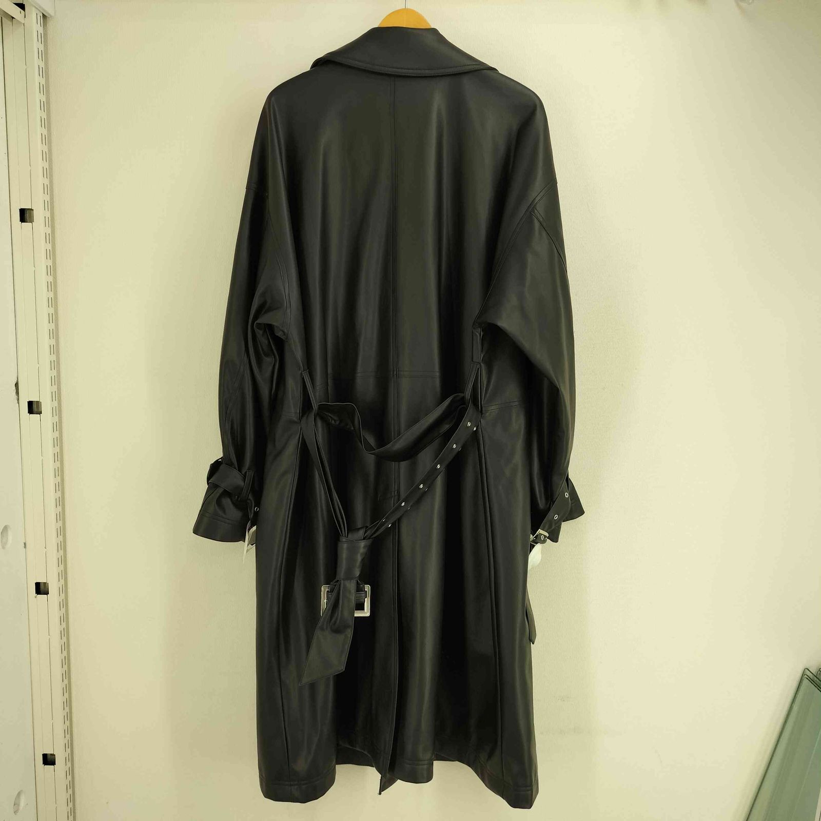 ハレ HARE 24aw レザートレンチコート メンズ MEDIUM - メルカリ