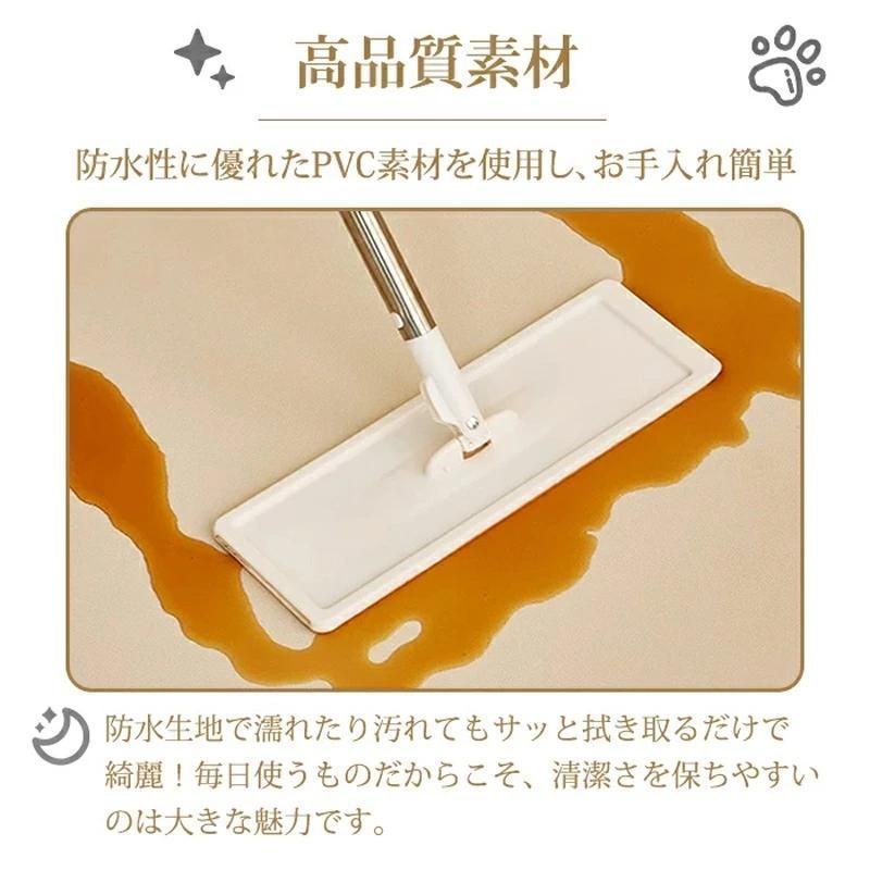ペットマット 防水 撥水 防滑 滑らない 滑り止め カーペット ラグ ラグマット プレイマット ペット 猫 犬 マット ケージの下に敷く ペット STEELWINDOWSANDDOORS_COM