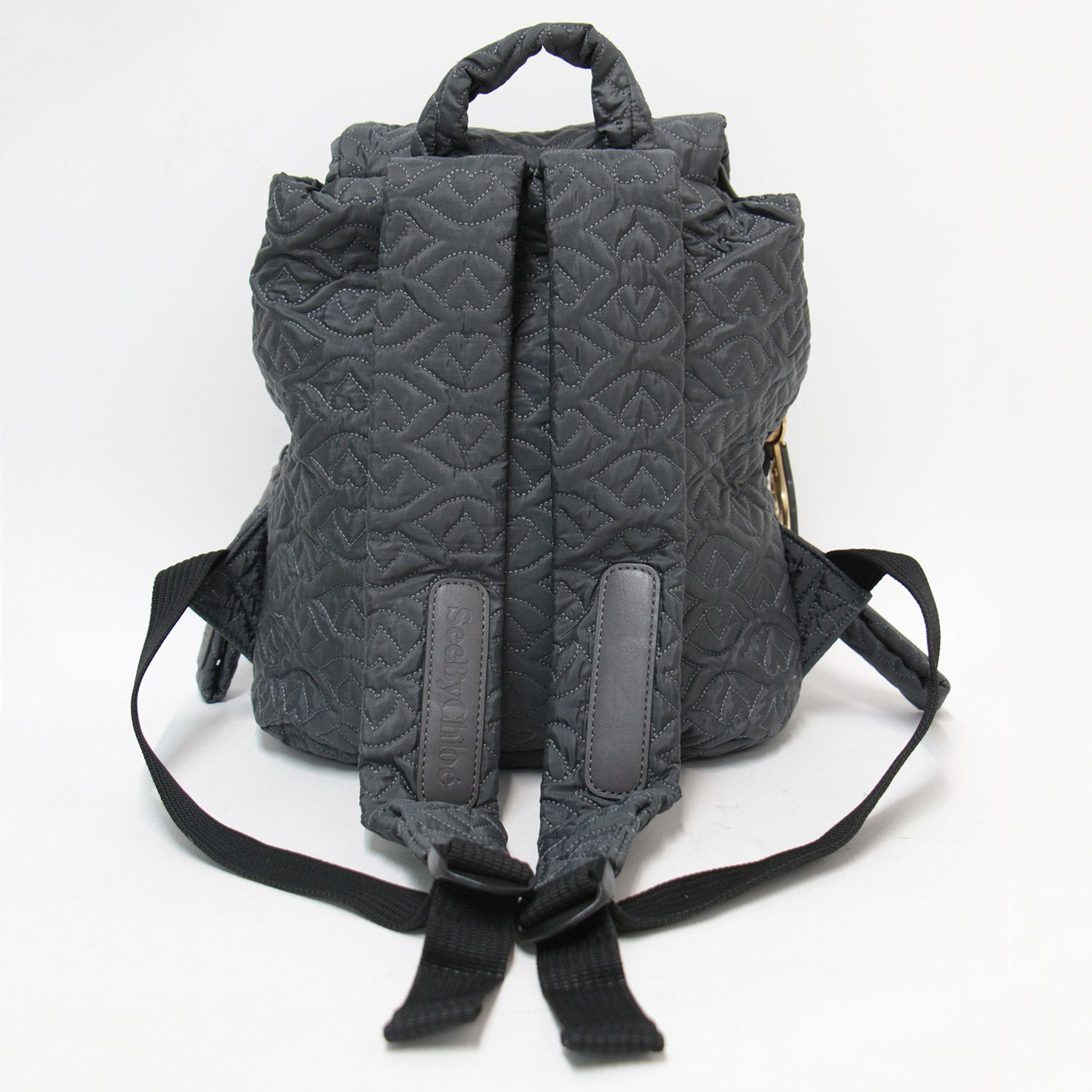 SEE BY CHLOE シーバイクロエ リュック デイパック グレー フラップ  