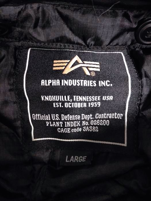 50%OFF】 新品、未使用 アルファインダストリーズ ALPHA INDUSTRIES M ...