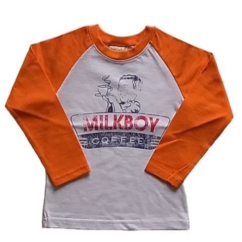 【OPEN特価】100 110 120 韓国子供服　韓国こども服　MILKBOY　ミルクボーイ　キッズ　韓国　韓国子ども服　ラグラン　ラグランスリーブ　カットソー