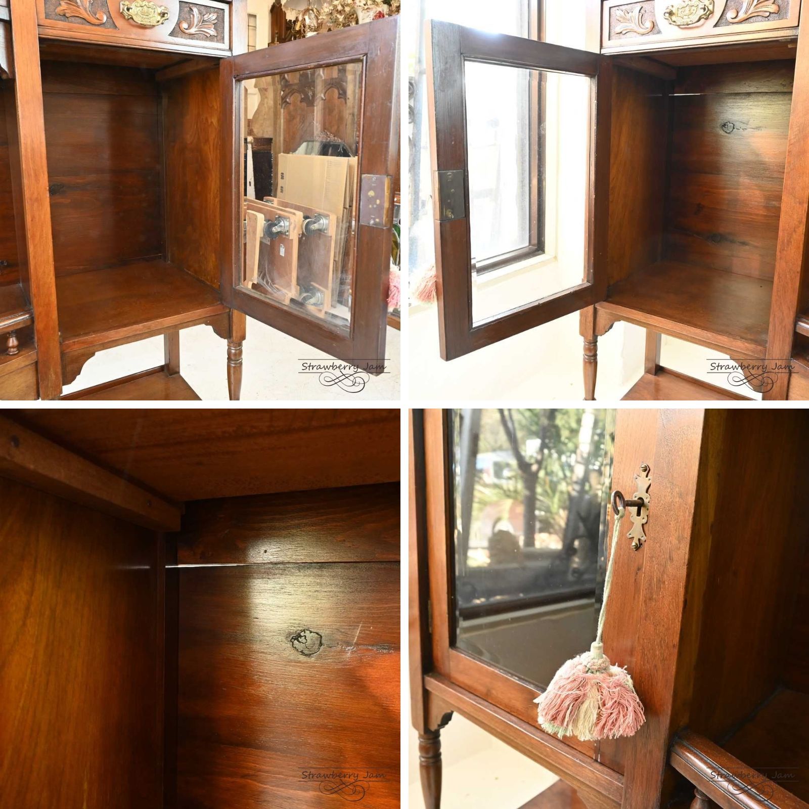 早い者勝ち！】L3612-91 英国アンティーク マホガニー サイド