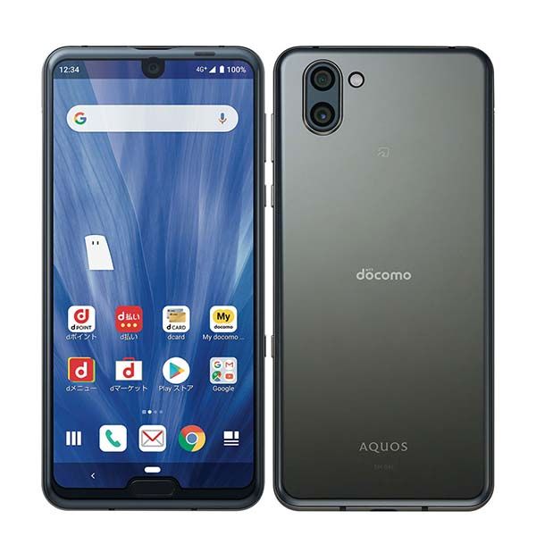 中古】 SH-04L AQUOS R3 プレミアムブラック SIMフリー 本体 ドコモ スマホ シャープ【送料無料】 sh04lr3bk7mtm -  メルカリ