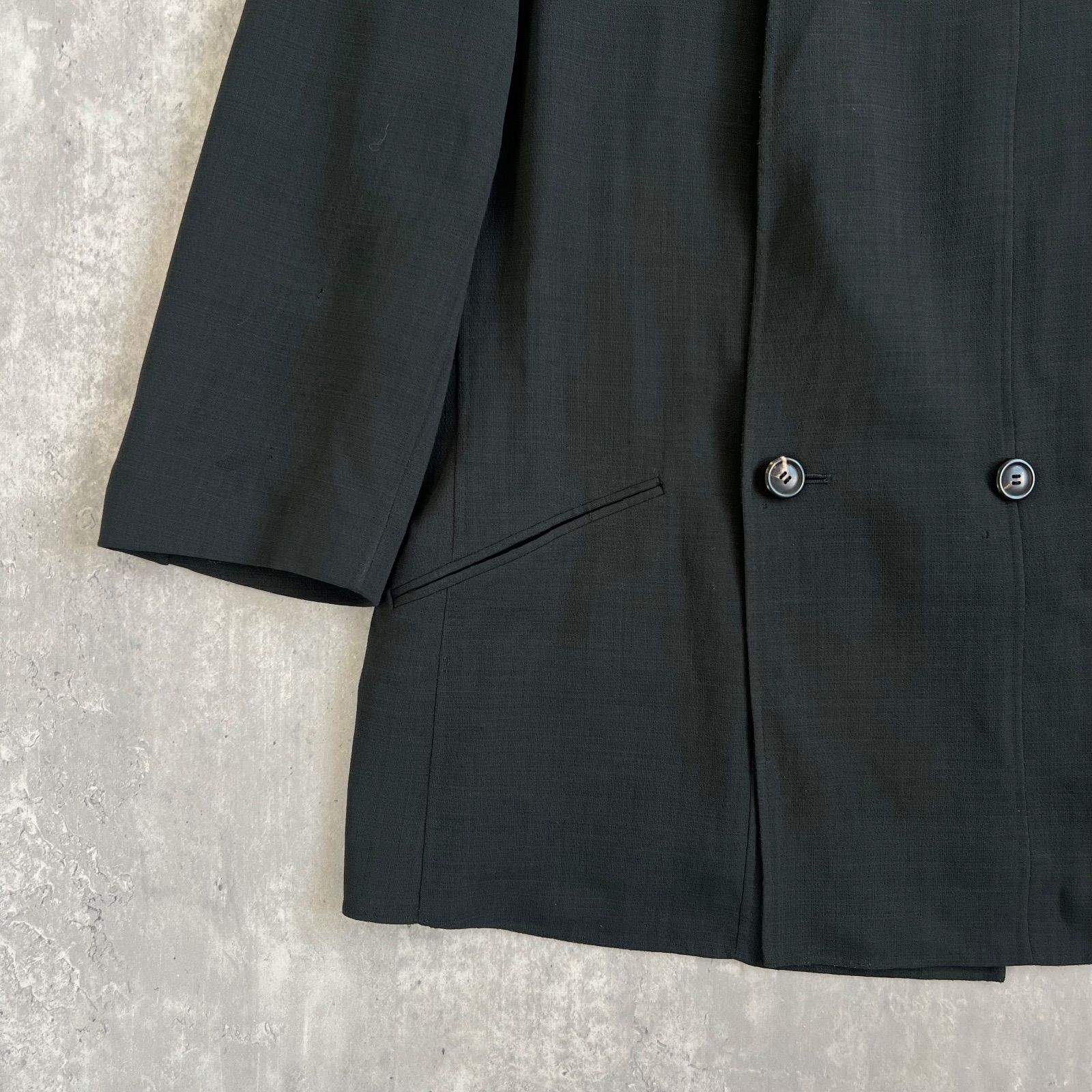 Fd012 90s ISSEY MIYAKE MEN イッセイミヤケメン アーカイブ 変形ショールカラー ウールジャケット ME23-FD012 Mサイズ ...