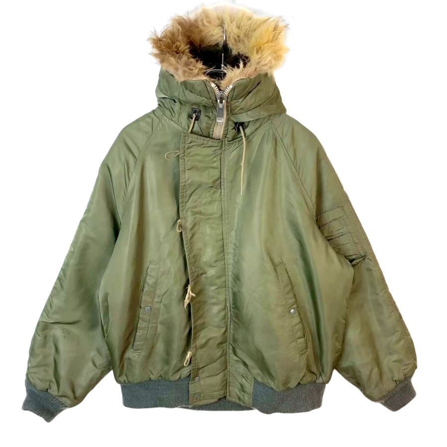 フライトジャケット N-2B ゴールデンフリース USA製 ミリタリー