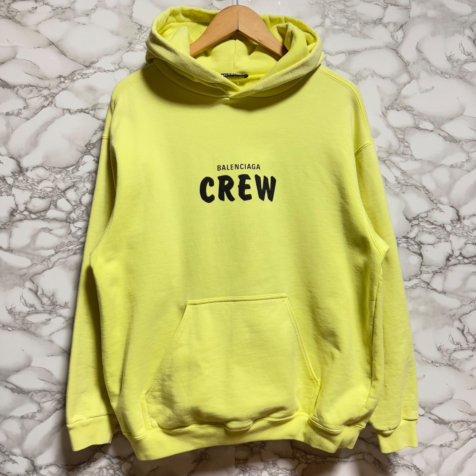 希少【BALENCIAGA バレンシアガ  【商品名】JP57 2020 00426 CREW プルオーバー ロゴ スウェット パーカー
