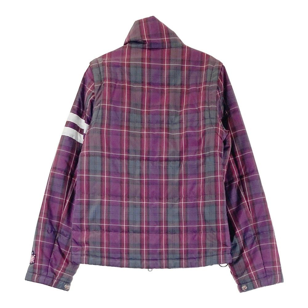 サイズ：S ADMIRAL アドミラル 2WAY 中綿 ジップジャケット チェック柄