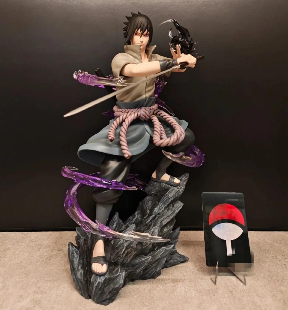 ナルト うちはサスケ ガレージキット 塗装済み完成品 フィギュア