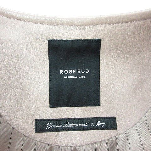 超美品ROSE BUD 本革レザーショートジャケット フェイクレザーショートジャケット【SALE】 – SELECT MOCA