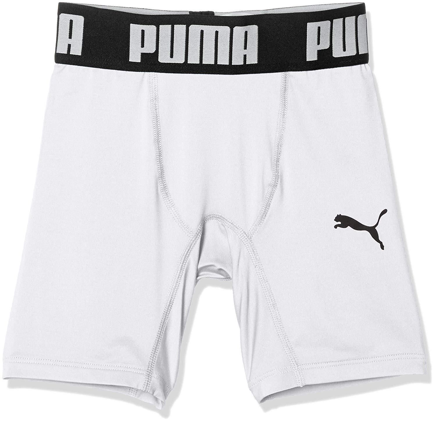 【品質保証，送料無料】 【新品・5営業日で発送】PUMA プーマ コンプレッション_ジュニアショートタイツ (656334) 色 : 04PUMA_WHITE サイズ : 120 その他